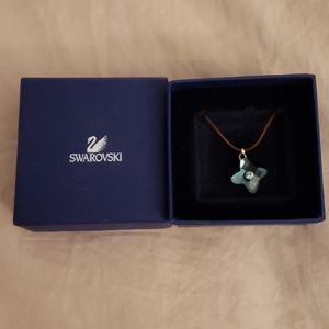 Swarovski flower pendant